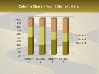 Glass Staircase Chair PowerPoint Template