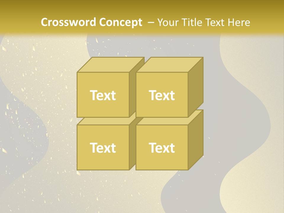 Staircase Furniture Pillow PowerPoint Template