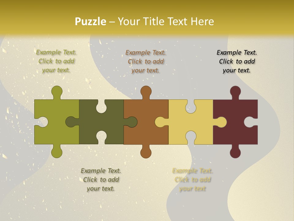 Staircase Furniture Pillow PowerPoint Template