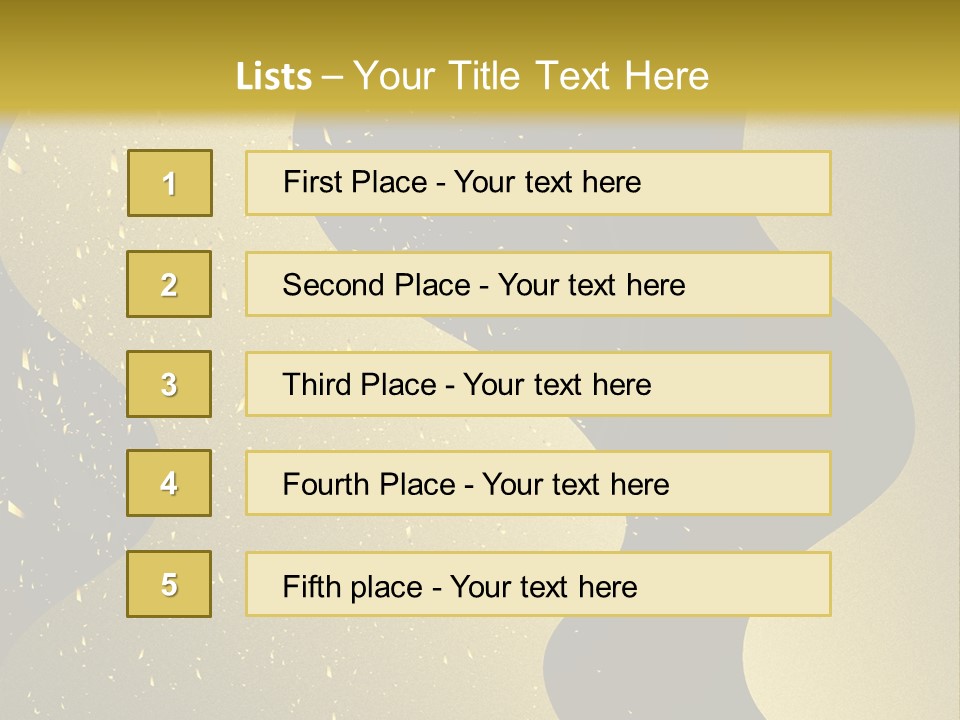 Staircase Furniture Pillow PowerPoint Template