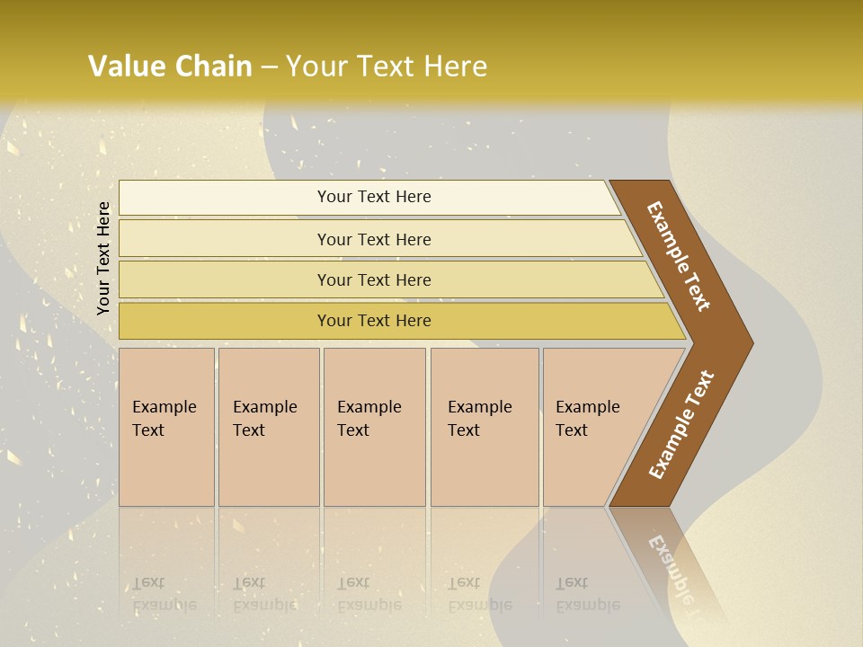 Staircase Furniture Pillow PowerPoint Template