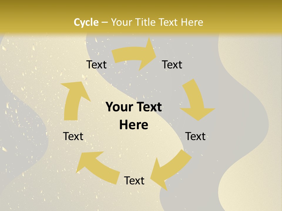Staircase Furniture Pillow PowerPoint Template