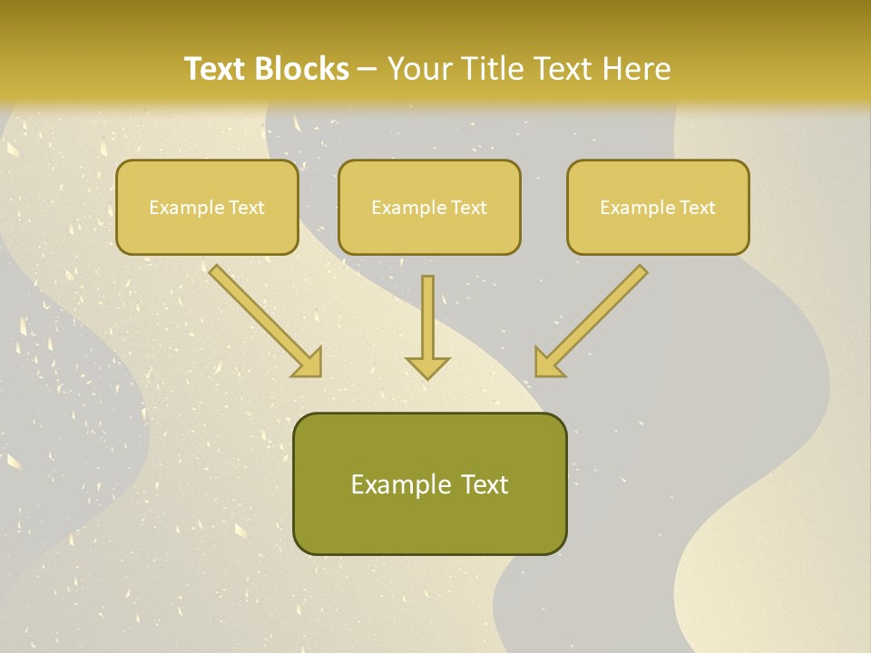 Staircase Furniture Pillow PowerPoint Template