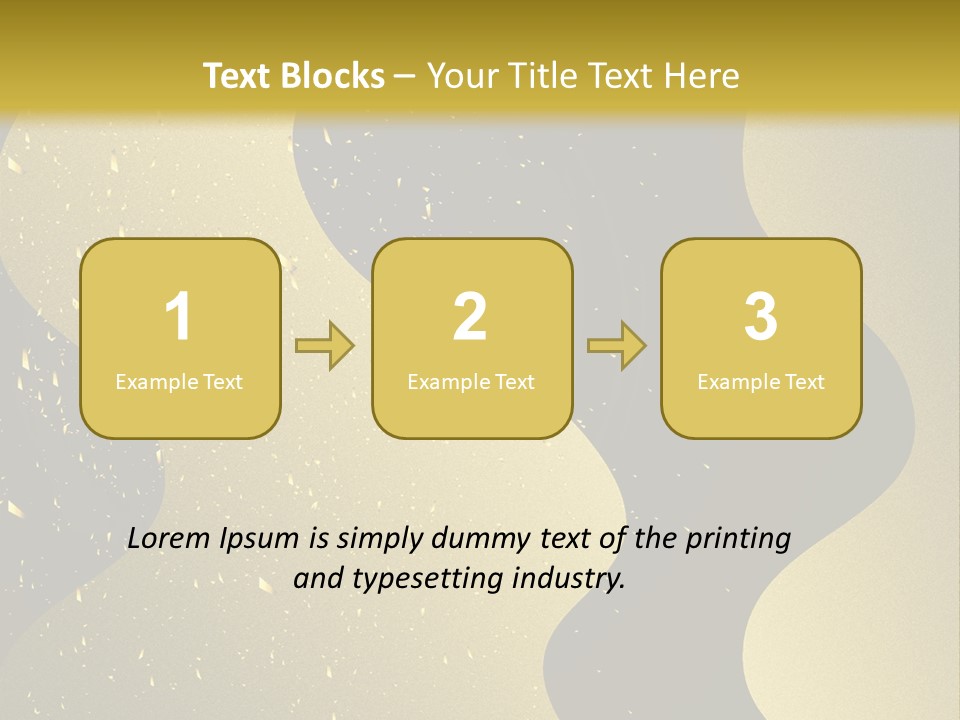 Staircase Furniture Pillow PowerPoint Template