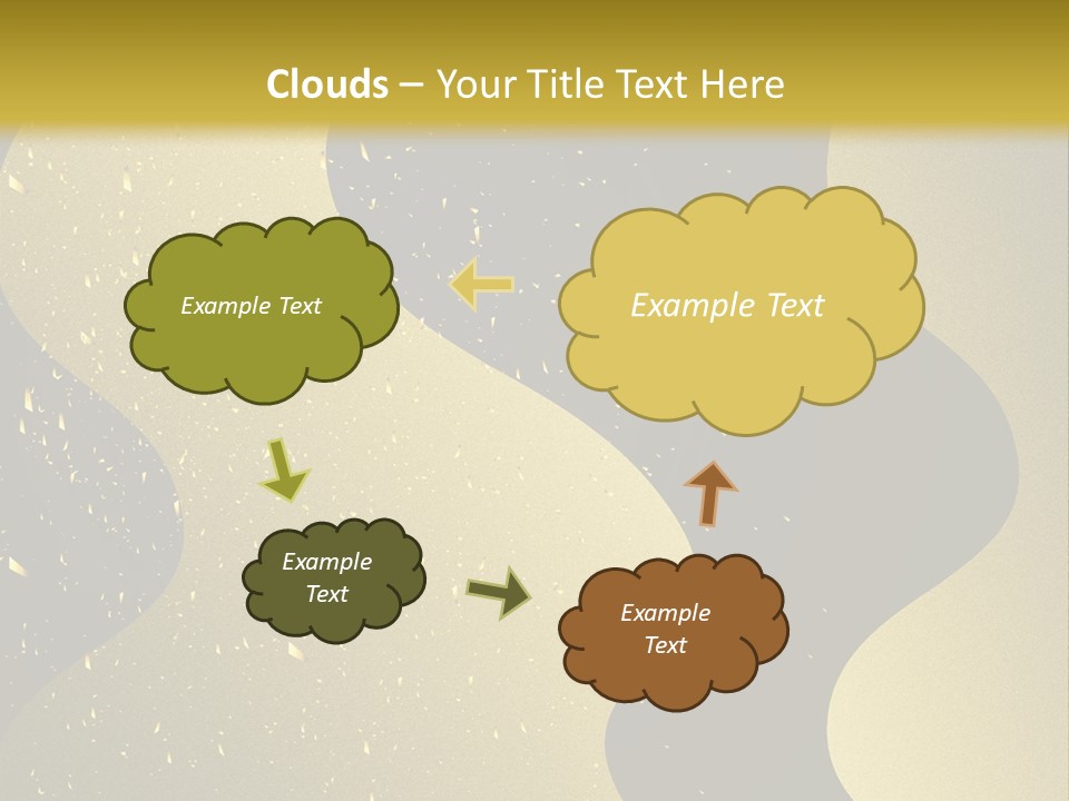 Staircase Furniture Pillow PowerPoint Template