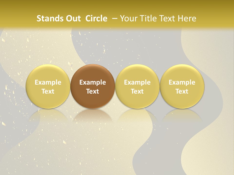 Staircase Furniture Pillow PowerPoint Template