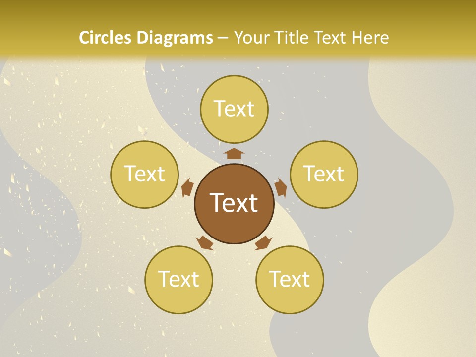 Staircase Furniture Pillow PowerPoint Template