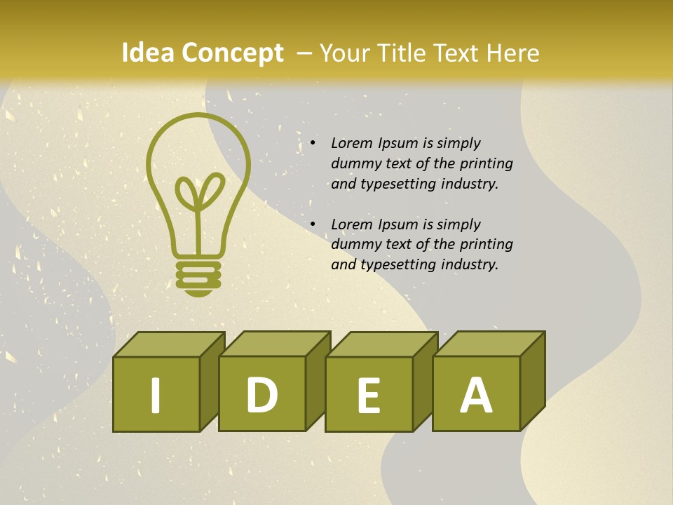 Staircase Furniture Pillow PowerPoint Template
