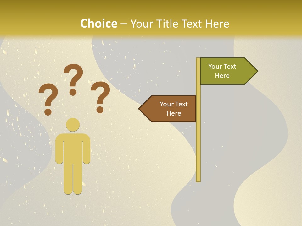 Staircase Furniture Pillow PowerPoint Template