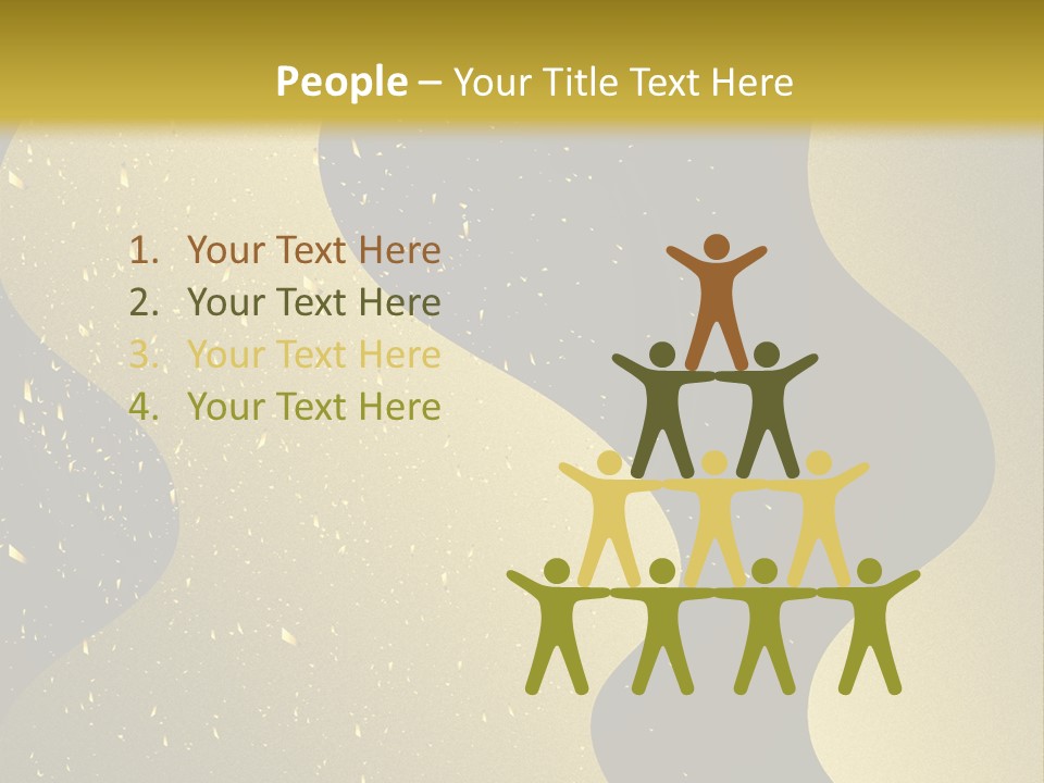 Staircase Furniture Pillow PowerPoint Template