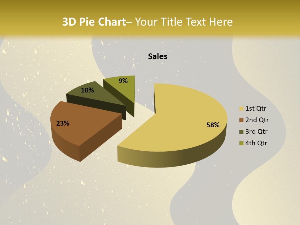 Staircase Furniture Pillow PowerPoint Template