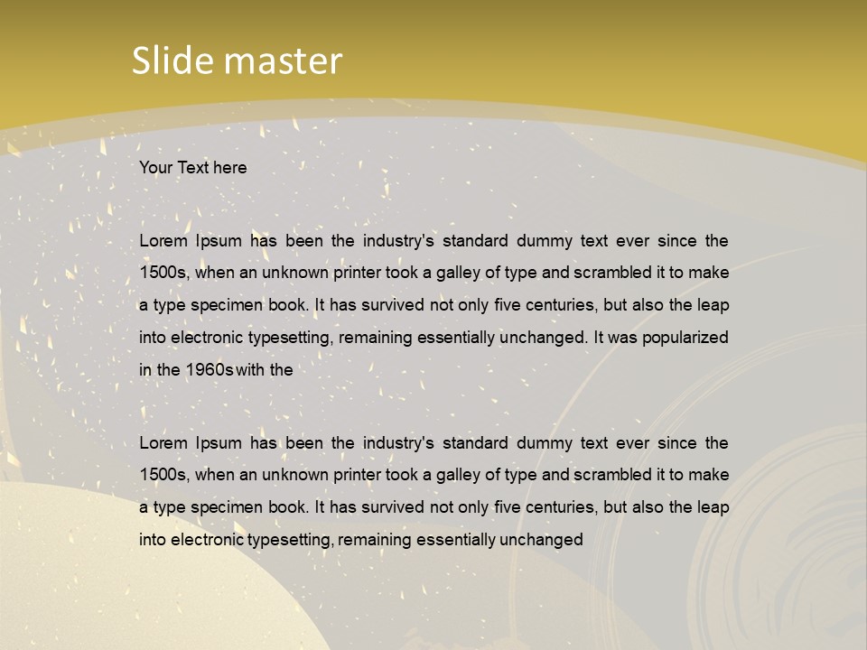 Mansion Wall Relaxation PowerPoint Template