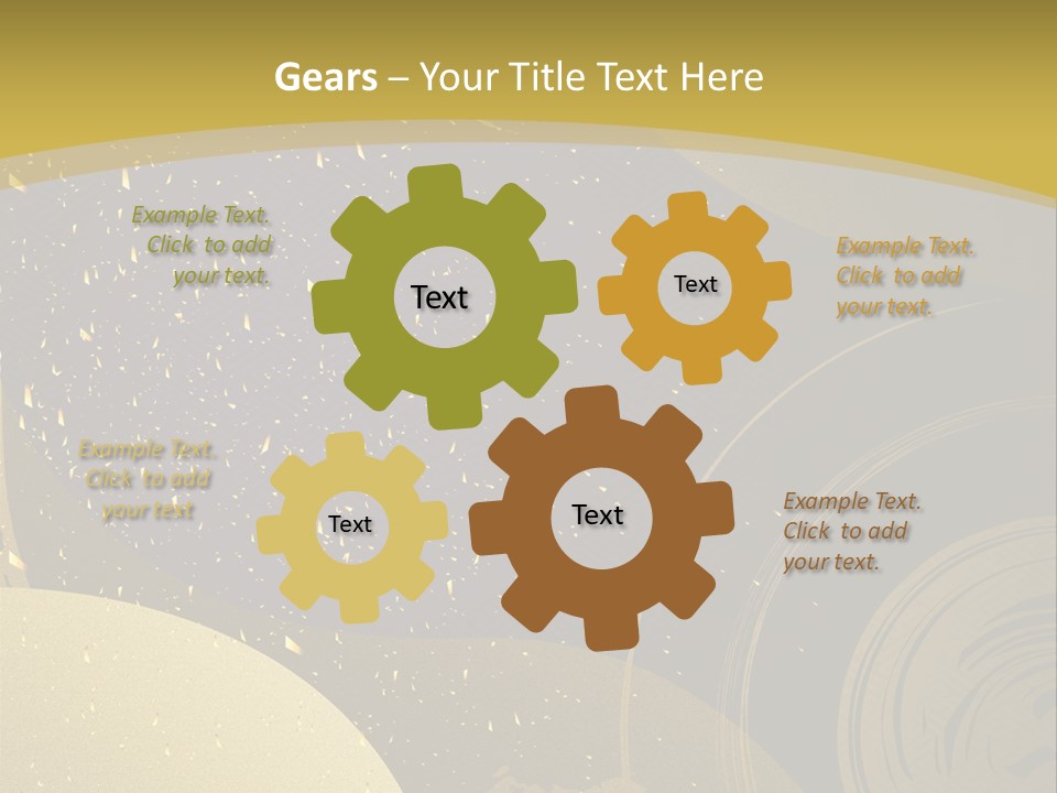 Mansion Wall Relaxation PowerPoint Template