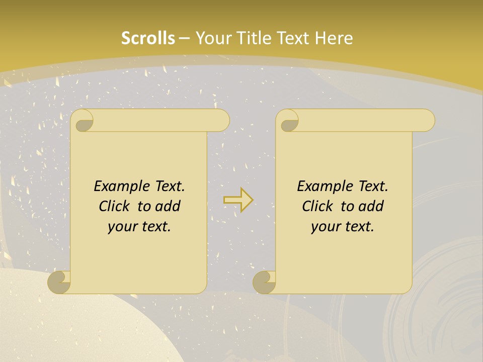 Mansion Wall Relaxation PowerPoint Template