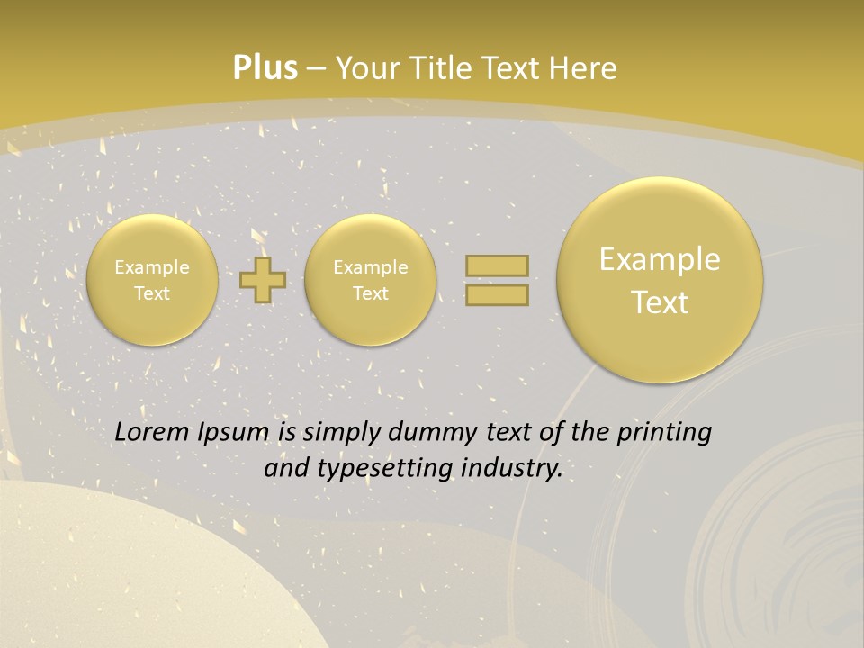 Mansion Wall Relaxation PowerPoint Template