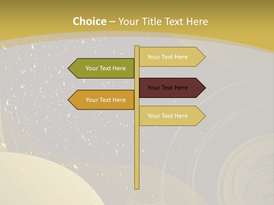 Mansion Wall Relaxation PowerPoint Template