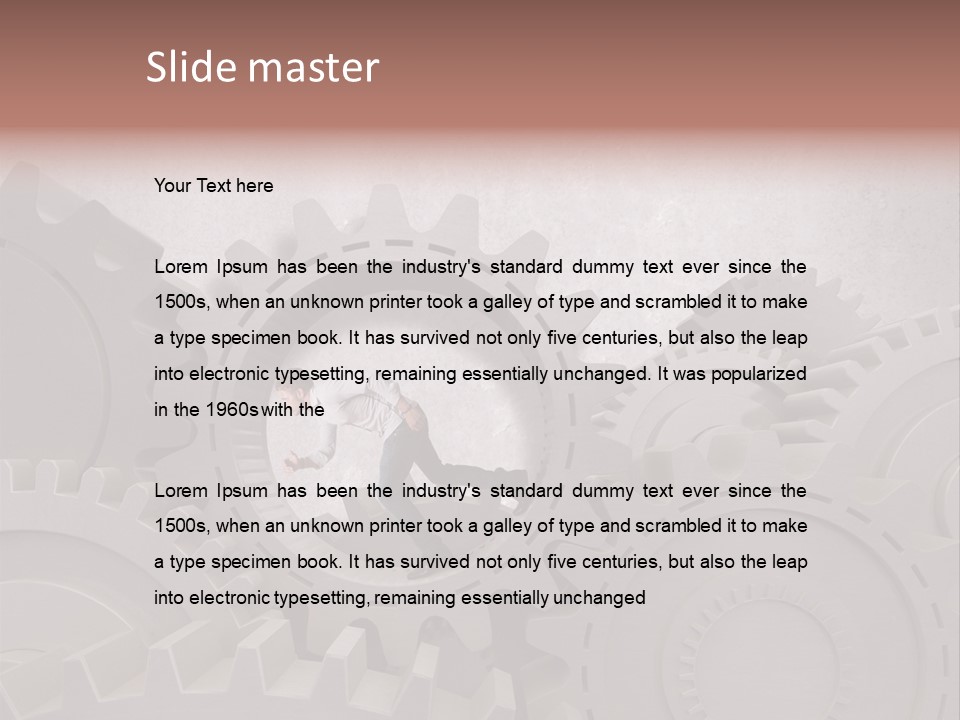 Run Speed Bag PowerPoint Template