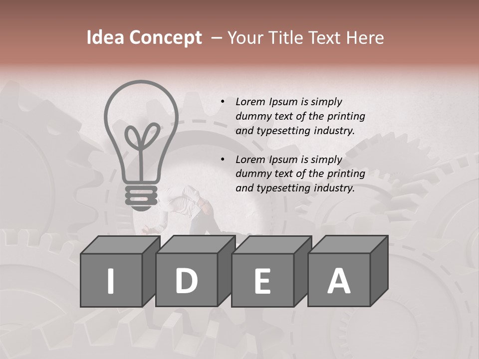 Run Speed Bag PowerPoint Template