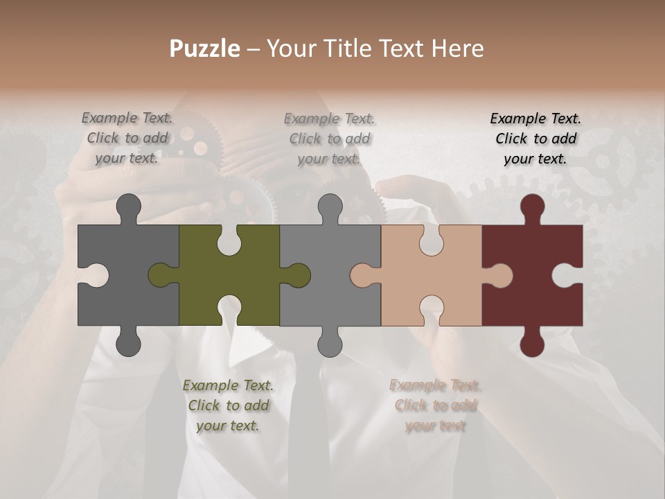 Conjunction Turn Engineering PowerPoint Template
