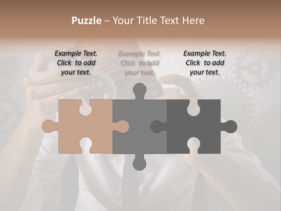 Conjunction Turn Engineering PowerPoint Template