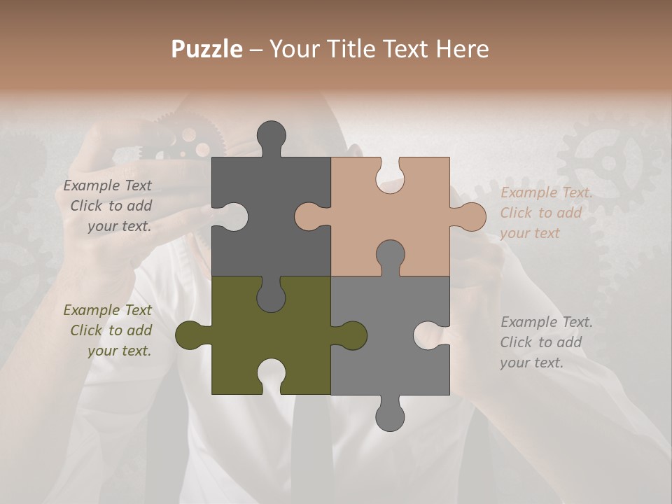 Conjunction Turn Engineering PowerPoint Template