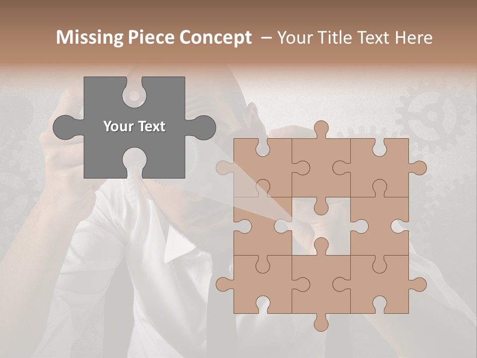 Conjunction Turn Engineering PowerPoint Template