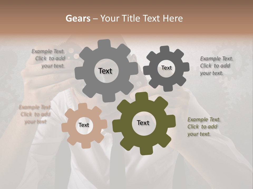 Conjunction Turn Engineering PowerPoint Template