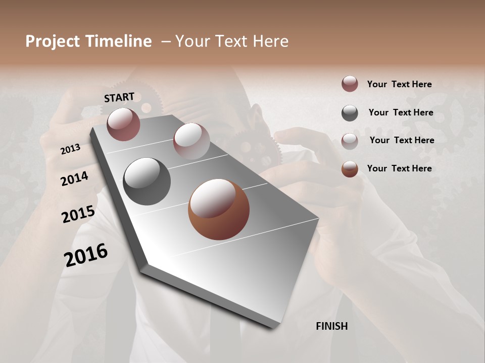 Conjunction Turn Engineering PowerPoint Template
