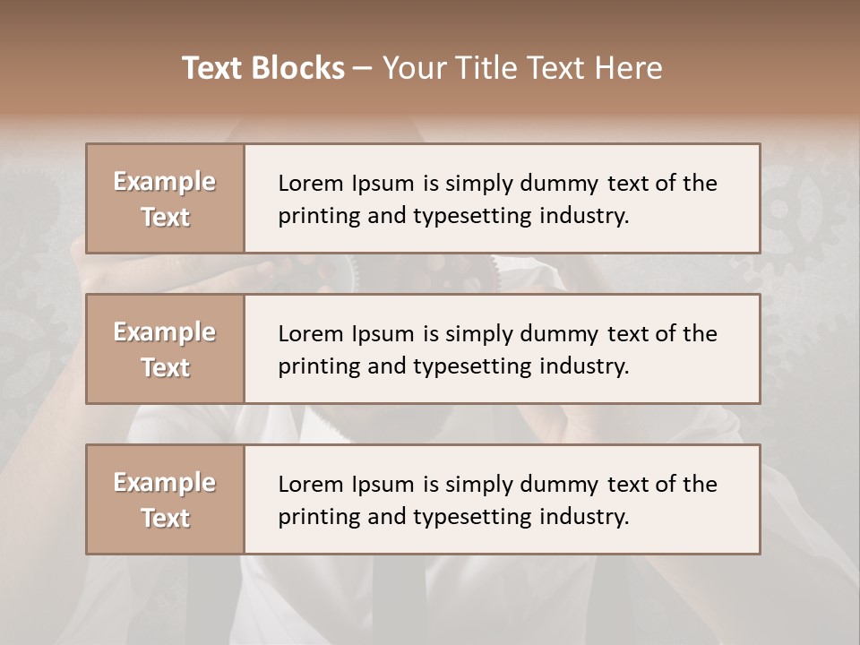 Conjunction Turn Engineering PowerPoint Template