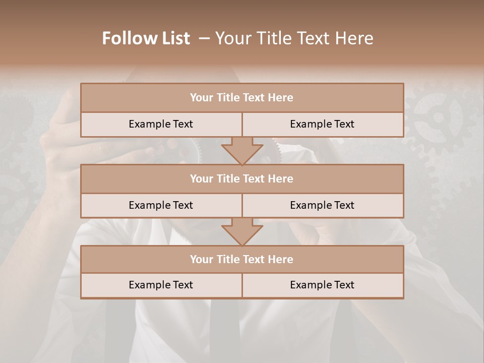 Conjunction Turn Engineering PowerPoint Template