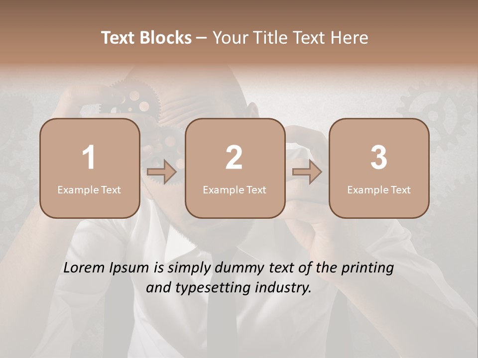 Conjunction Turn Engineering PowerPoint Template