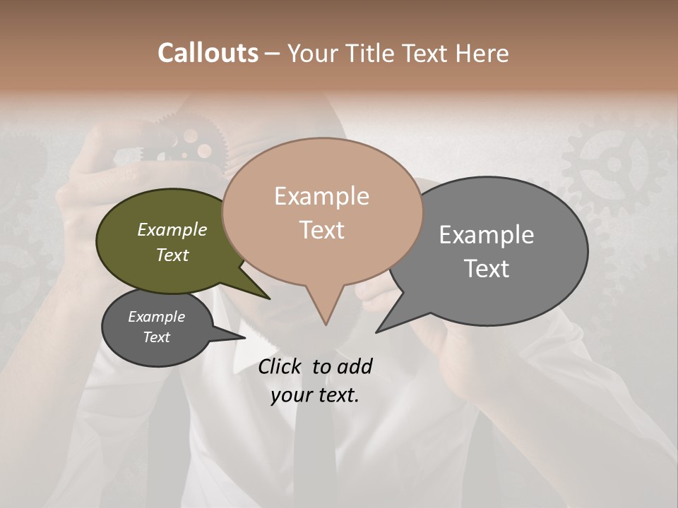 Conjunction Turn Engineering PowerPoint Template