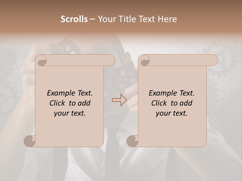 Conjunction Turn Engineering PowerPoint Template