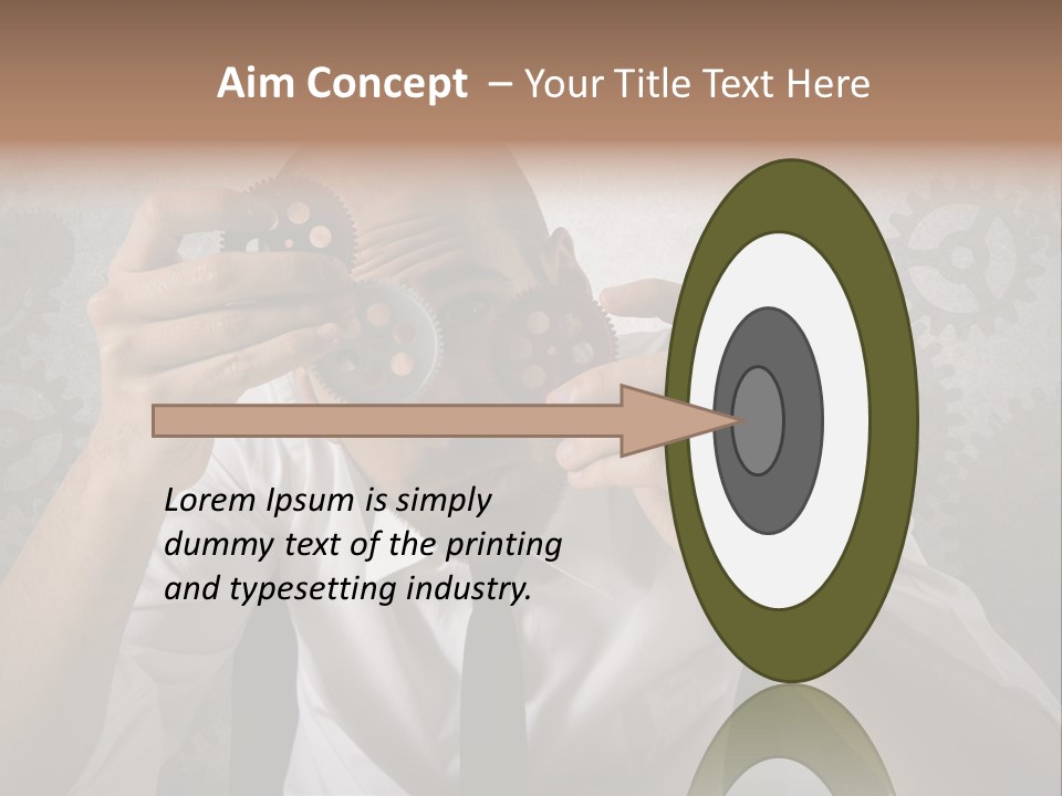 Conjunction Turn Engineering PowerPoint Template