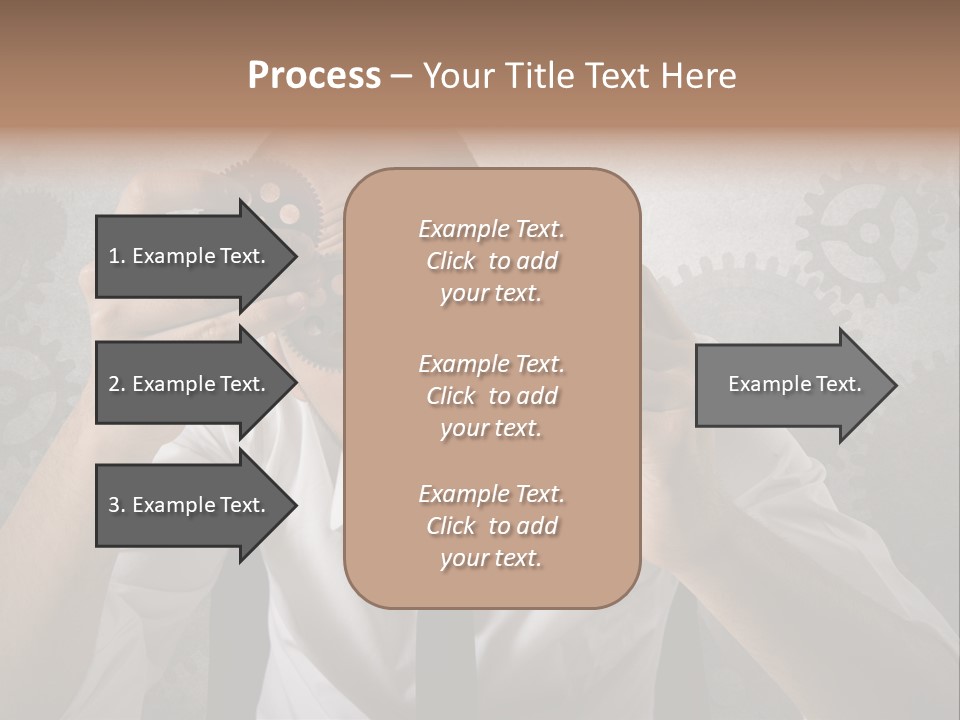 Conjunction Turn Engineering PowerPoint Template