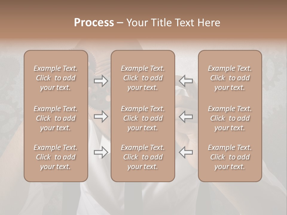 Conjunction Turn Engineering PowerPoint Template