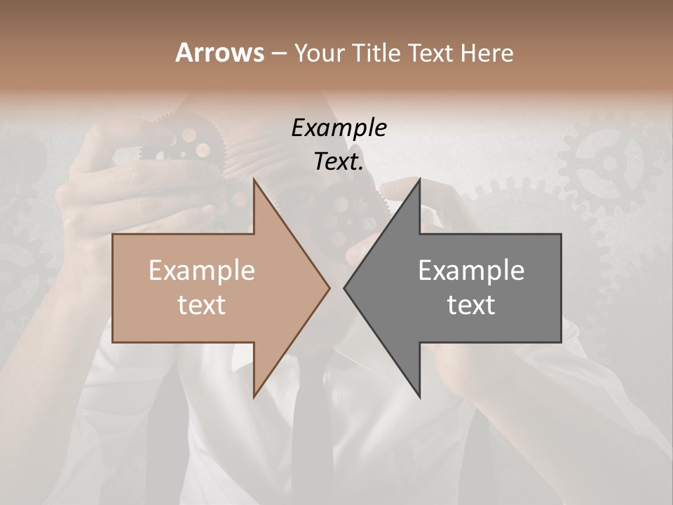 Conjunction Turn Engineering PowerPoint Template