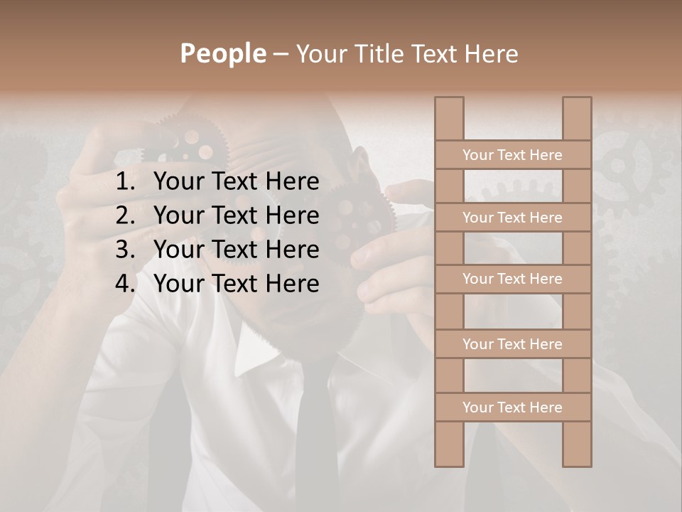 Conjunction Turn Engineering PowerPoint Template