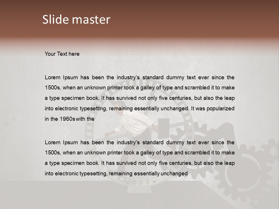 Suitcase Business Technology PowerPoint Template