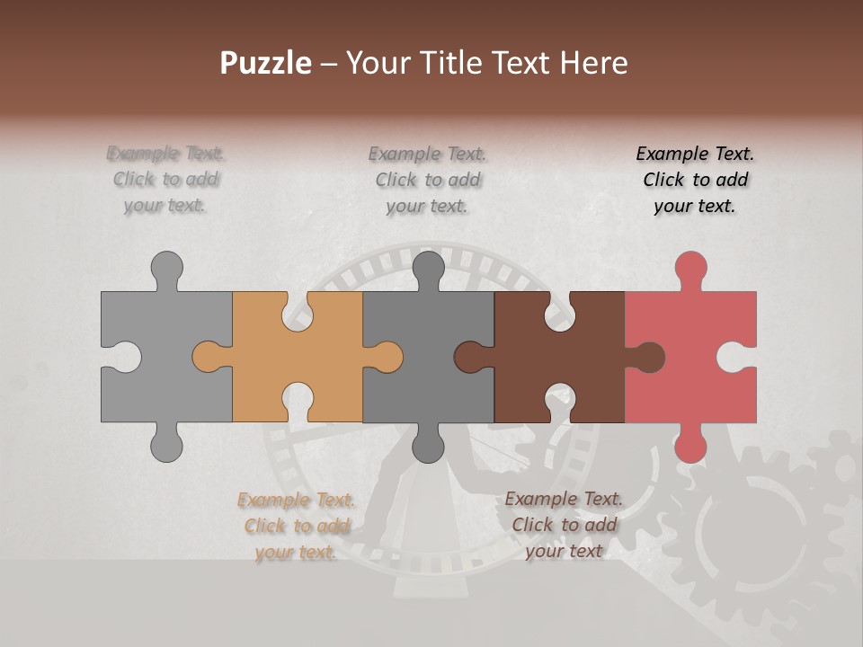 Suitcase Business Technology PowerPoint Template