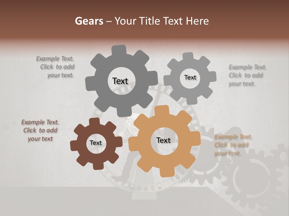 Suitcase Business Technology PowerPoint Template