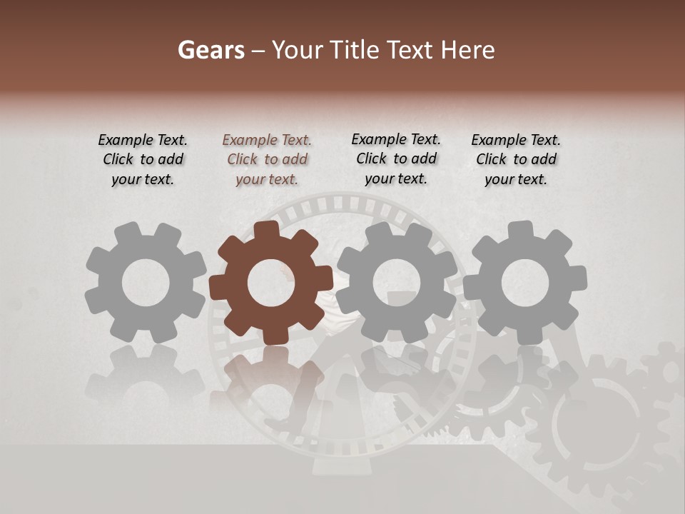 Suitcase Business Technology PowerPoint Template