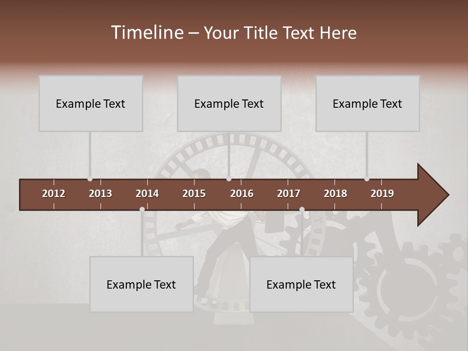 Suitcase Business Technology PowerPoint Template