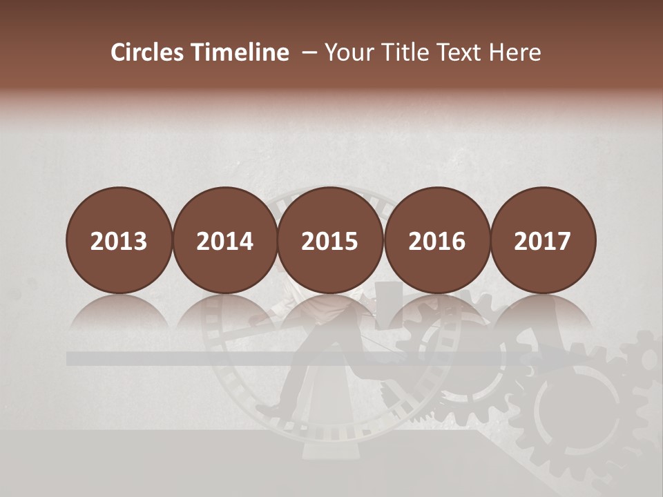 Suitcase Business Technology PowerPoint Template