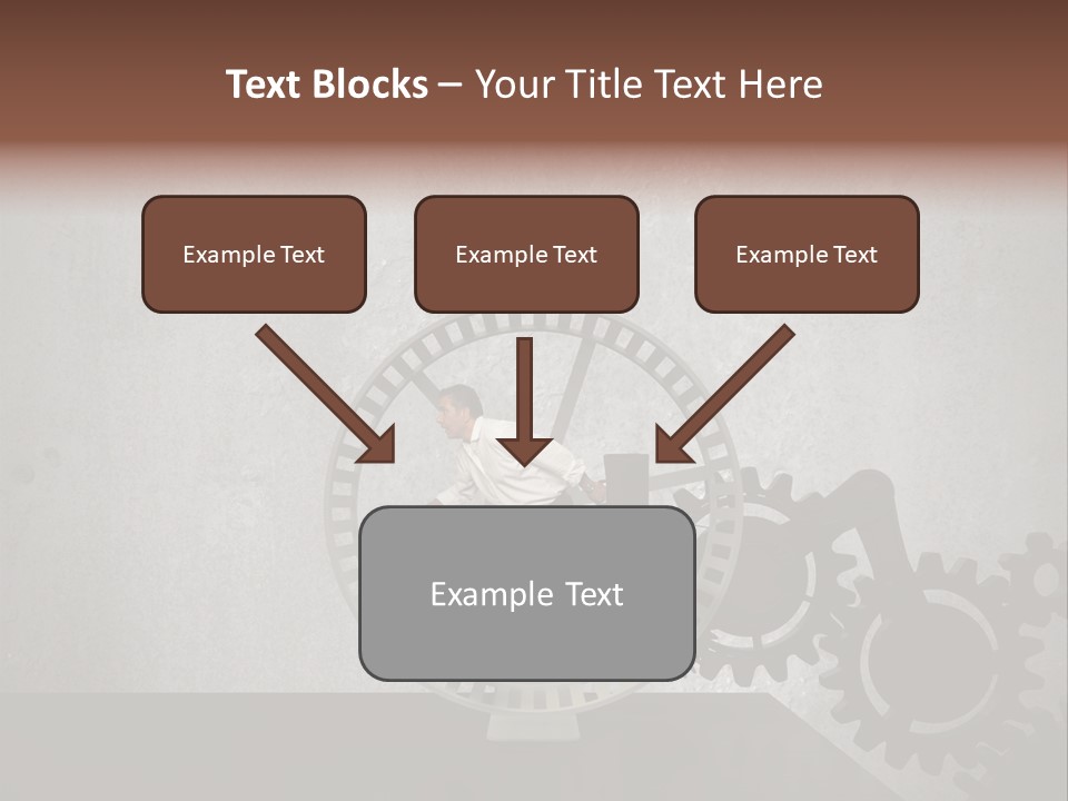 Suitcase Business Technology PowerPoint Template