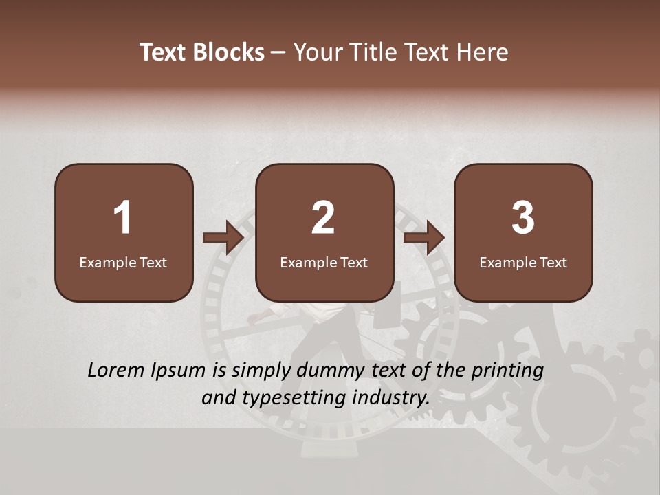 Suitcase Business Technology PowerPoint Template