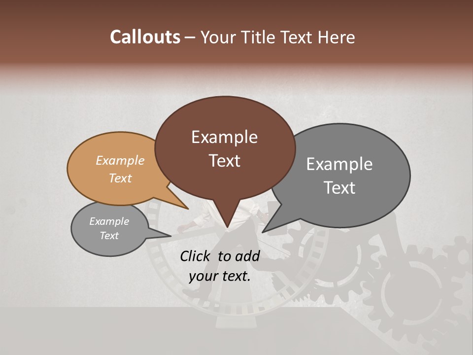 Suitcase Business Technology PowerPoint Template