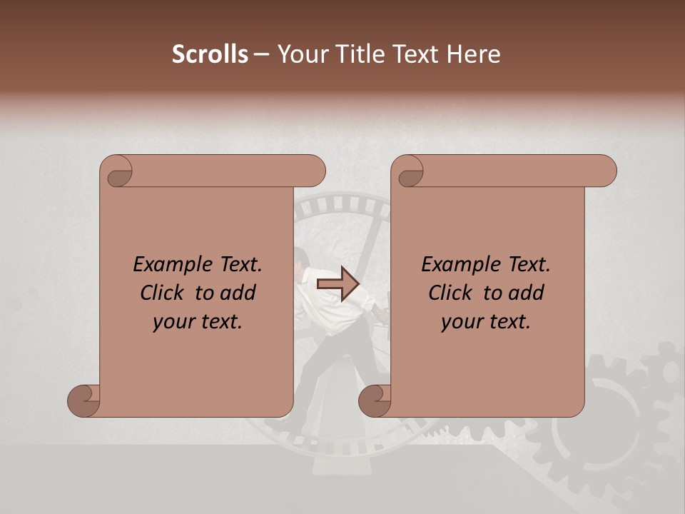 Suitcase Business Technology PowerPoint Template