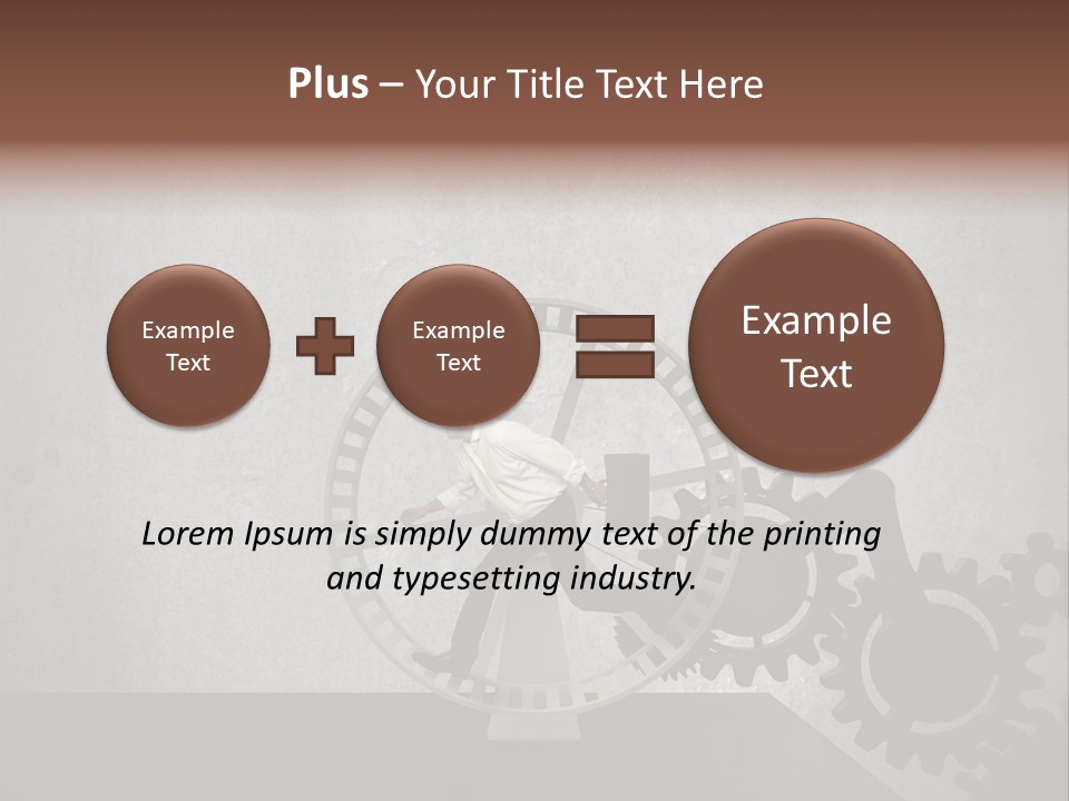 Suitcase Business Technology PowerPoint Template