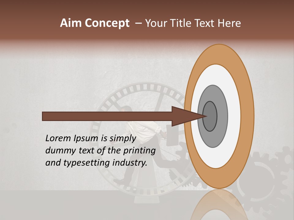 Suitcase Business Technology PowerPoint Template
